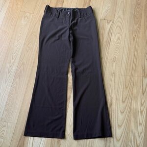 Cambridge BCX Brown Dress Pants Size 5 Mid Rise Slight Flare Leg